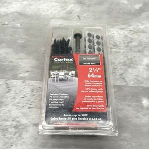FastenMaster Cortex Trex Transcend Island Mist 75 Screws 80 Plugs 2-1/2in